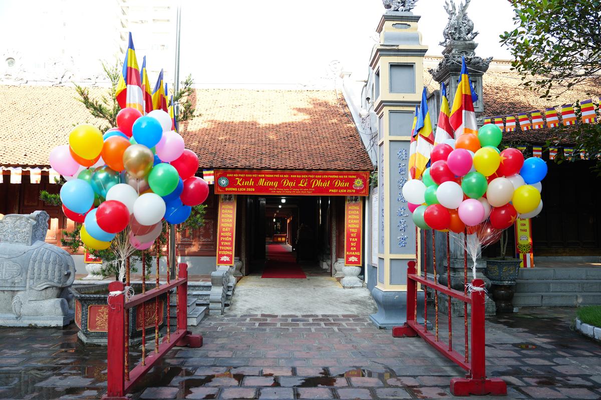 Phường Hai Bà Trưng: Đại lễ Phật đản PL.2570 của Ban đại diện Phật giáo liên phường Hai Bà Trưng thành tựu viên mãn- Ảnh 1.