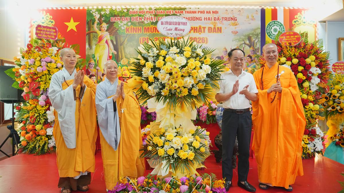 Phường Hai Bà Trưng: Đại lễ Phật đản PL.2570 của Ban đại diện Phật giáo liên phường Hai Bà Trưng thành tựu viên mãn- Ảnh 47.