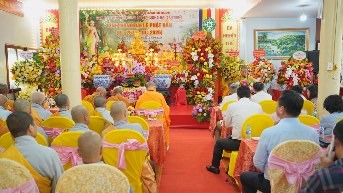 Phường Hai Bà Trưng: Đại lễ Phật đản PL.2570 của Ban đại diện Phật giáo liên phường Hai Bà Trưng thành tựu viên mãn- Ảnh 42.