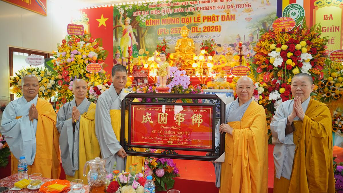 Phường Hai Bà Trưng: Đại lễ Phật đản PL.2570 của Ban đại diện Phật giáo liên phường Hai Bà Trưng thành tựu viên mãn- Ảnh 63.