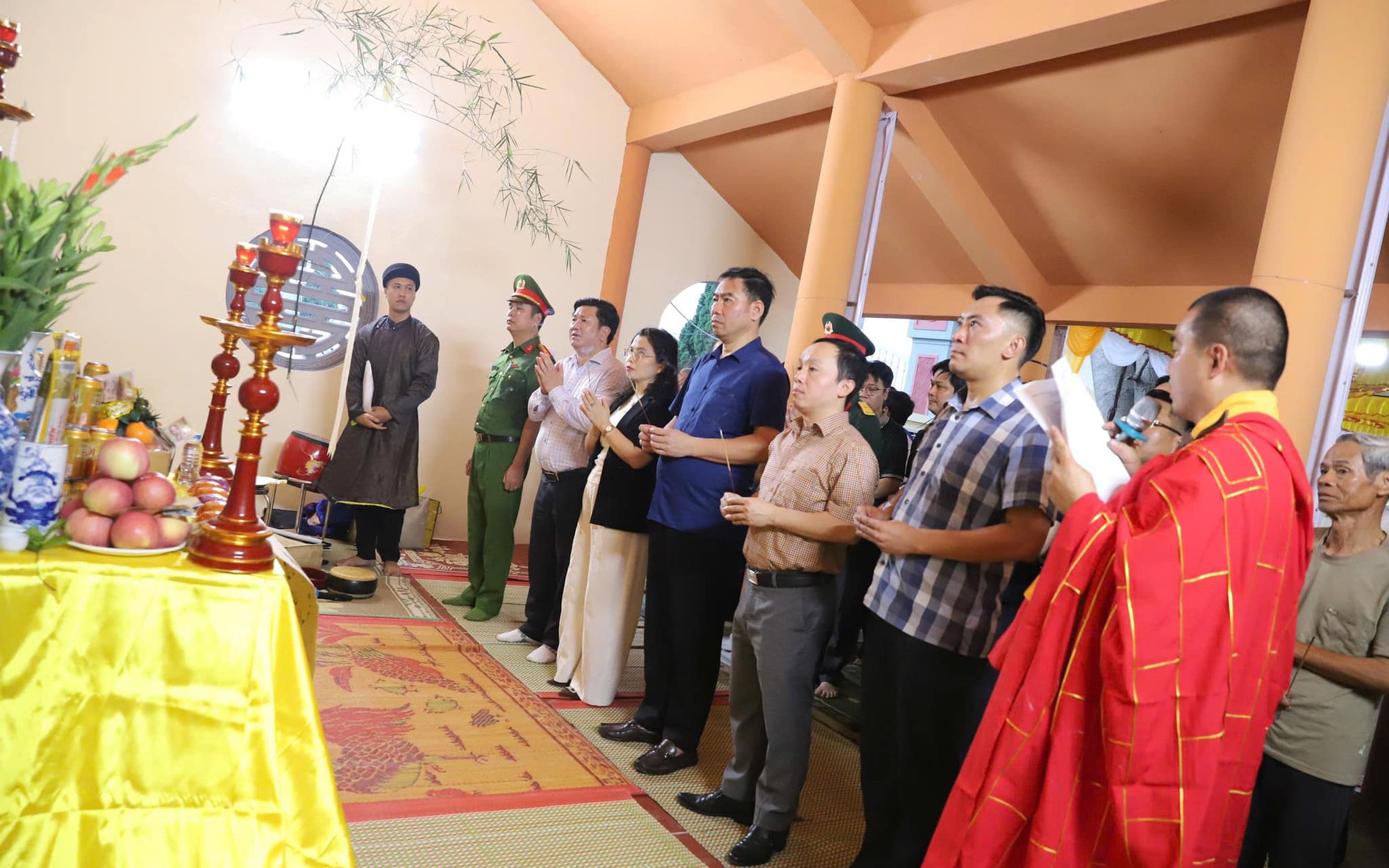 Thượng Phúc trang trọng tổ chức Lễ cầu siêu và động thổ quy tập các phần mộ phục vụ giải phóng mặt bằng Dự án Khu đô thị thể thao Olympic