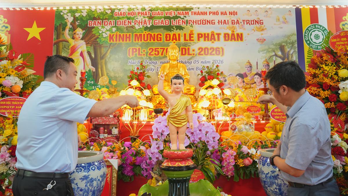 Phường Hai Bà Trưng: Đại lễ Phật đản PL.2570 của Ban đại diện Phật giáo liên phường Hai Bà Trưng thành tựu viên mãn- Ảnh 81.