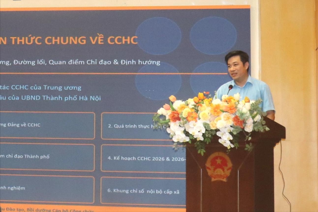 Phường Bạch Mai tập huấn cải cách hành chính cho hơn 150 cán bộ, tổ trưởng dân phố- Ảnh 2.