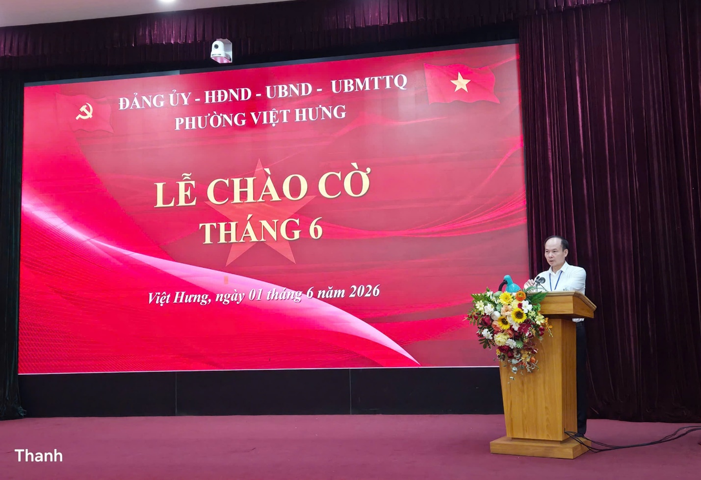 Lễ Chào cờ tháng 6 năm 2026 tại Cơ quan phường Việt Hưng- Ảnh 2.