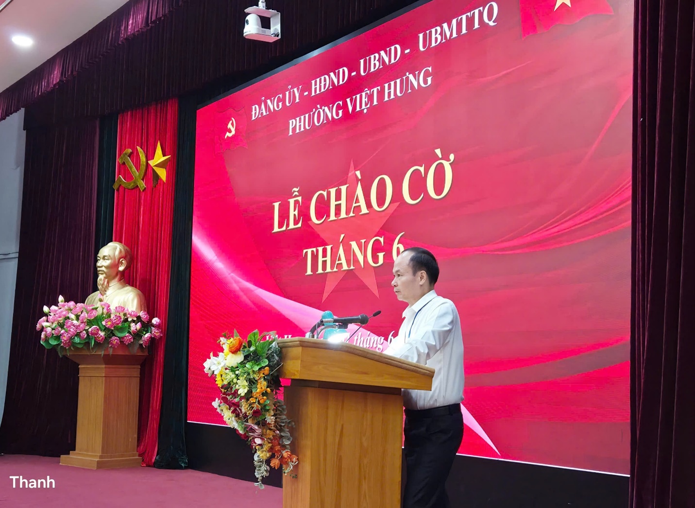Lễ Chào cờ tháng 6 năm 2026 tại Cơ quan phường Việt Hưng- Ảnh 5.