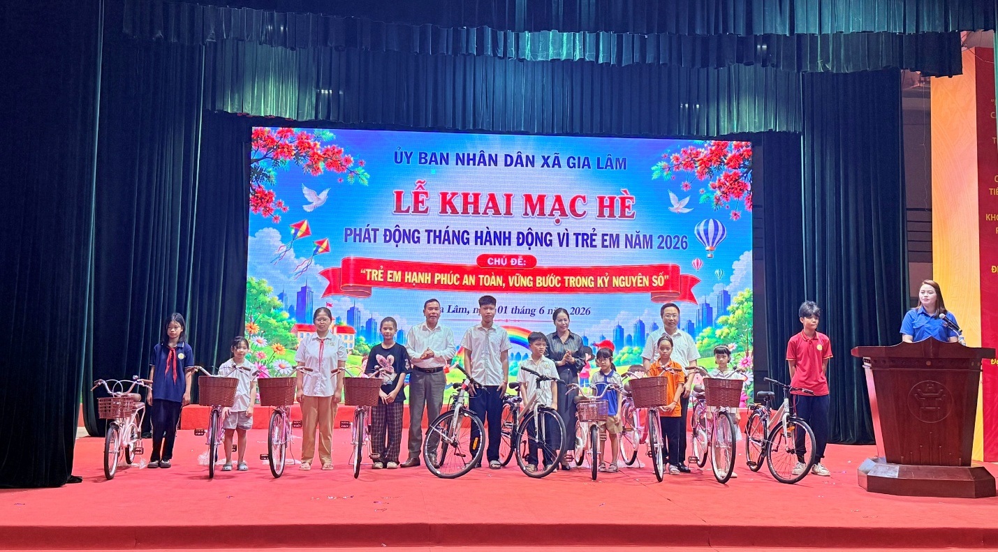 Xã Gia Lâm khai mạc hè và phát động Tháng hành động vì trẻ em năm 2026- Ảnh 4.