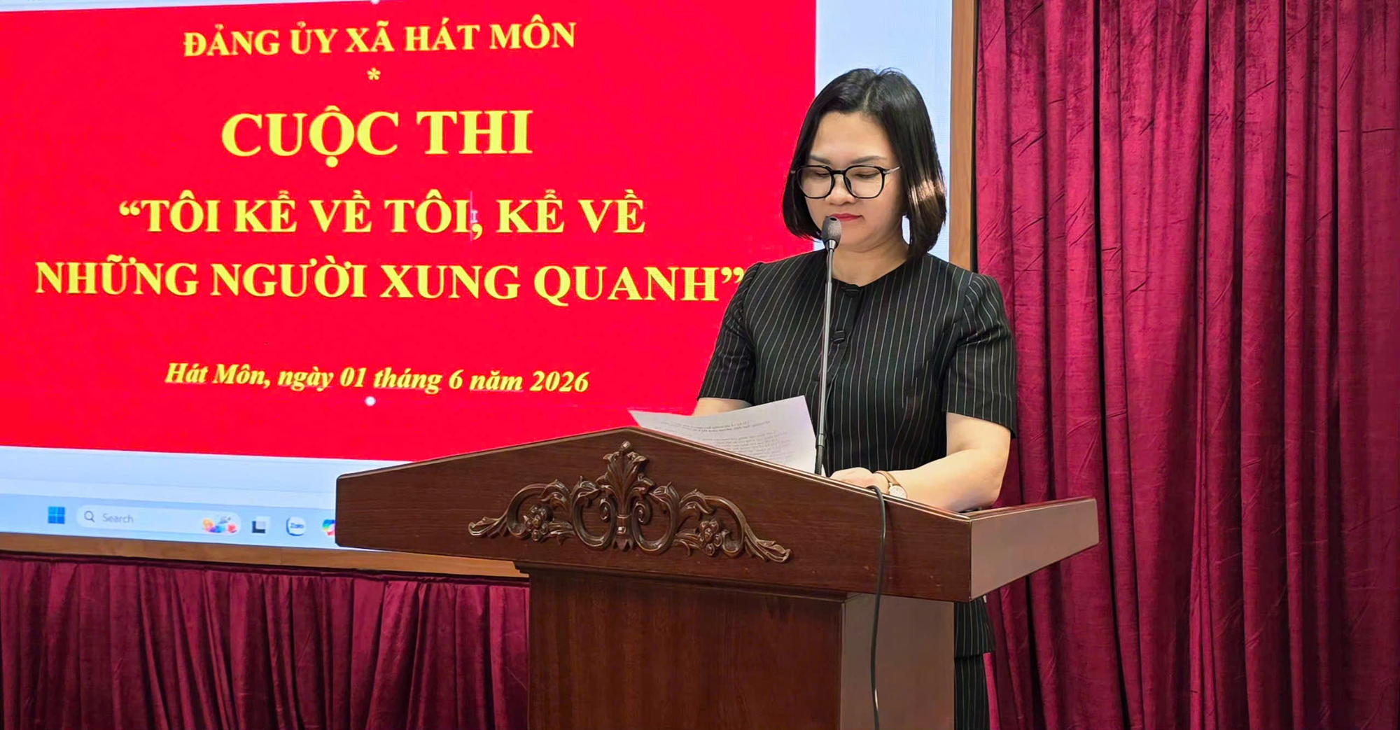 Hát Môn chào cờ đầu tháng đánh giá kết quả thực tháng 5; triển khai nhiệm vụ trọng tâm tháng 6/2026 và tiếp tục duy trì, lan tỏa cuộc thi” Tôi kể về tôi” trong học tập và làm theo tư tưởng, đạo đức, phong cách Hồ Chí Minh.- Ảnh 3.