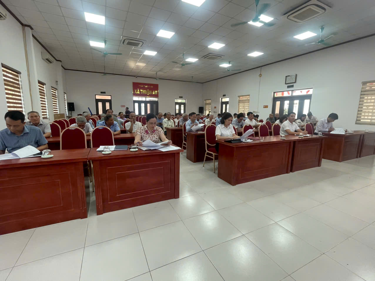 Giao ban Ban chỉ đạo hè xã Thuận An- Ảnh 1.