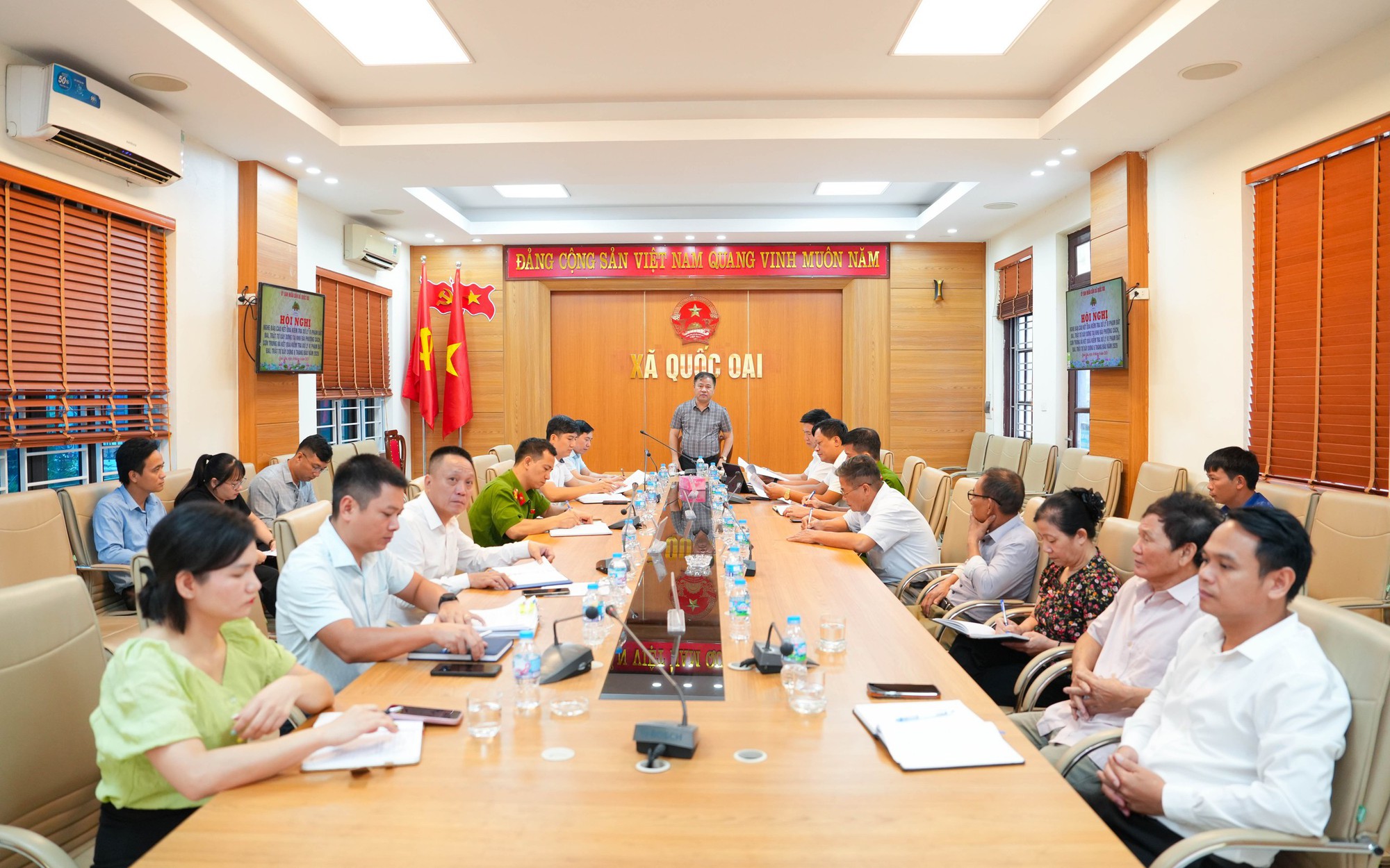 Quốc Oai tăng cường xử lý vi phạm đất đai, trật tự xây dựng trên địa bàn