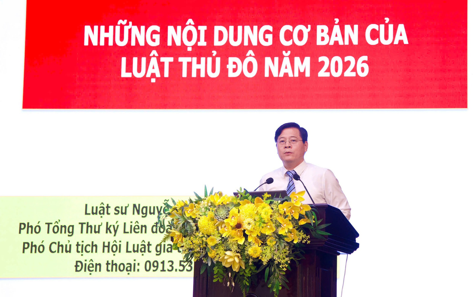 Hội nghị quán triệt, phổ biến Luật Thủ đô năm 2026