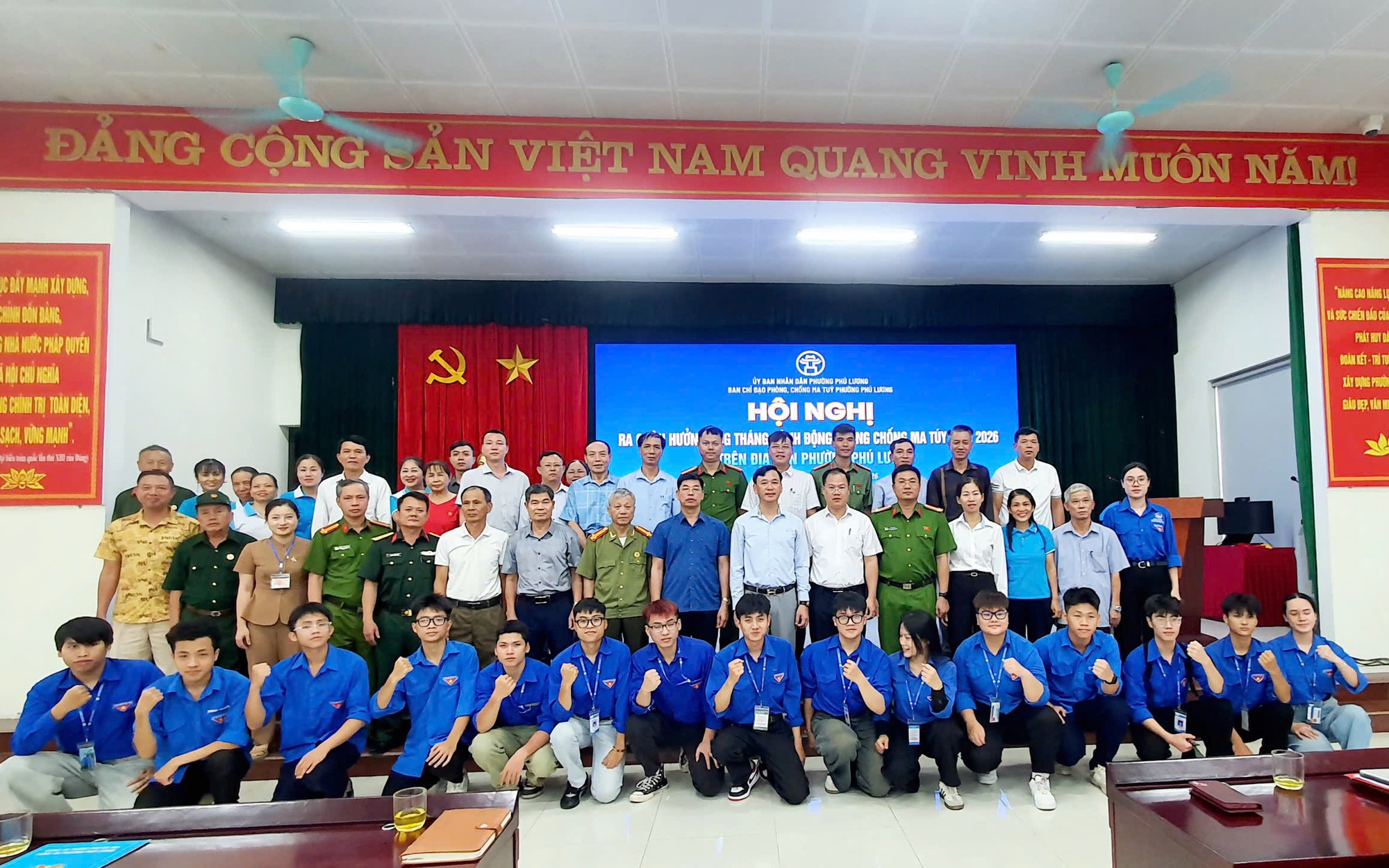 Phường Phú Lương ra quân hưởng ứng tháng hành động phòng, chống ma túy năm 2026: Quyết tâm xây dựng địa bàn không ma túy, phát huy sức mạnh toàn dân trong đấu tranh phòng, chống tệ nạn ma túy