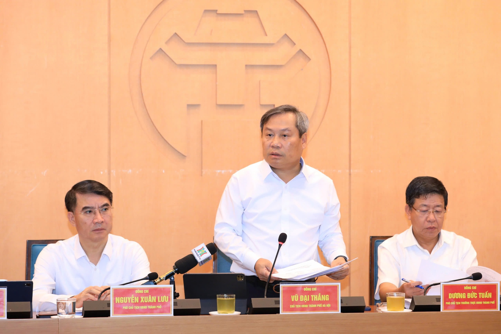 Chủ tịch Hà Nội Vũ Đại Thắng: Toàn bộ các nghị quyết triển khai Luật Thủ đô phải được hoàn thiện trước 15/6- Ảnh 4.