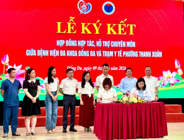 Trạm Y tế phường Thanh Xuân được Bệnh viện Đa khoa Đống Đa hỗ trợ toàn diện về chuyên môn theo chỉ đạo của Sở Y tế Hà Nội                   
- Ảnh 2.