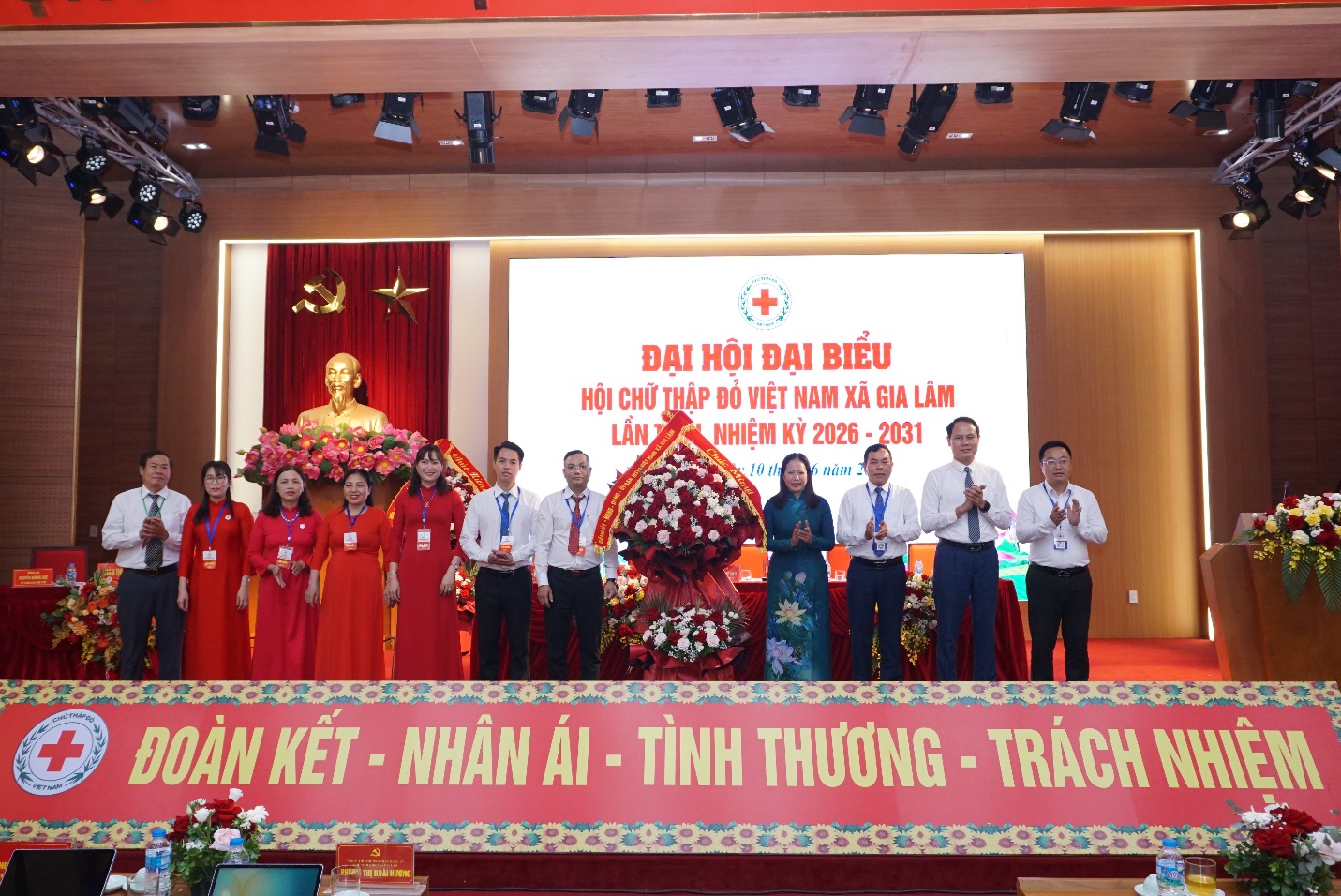 Đại hội đại biểu Hội Chữ thập đỏ xã Gia Lâm lần thứ I, nhiệm kỳ 2026–2031 thành công tốt đẹp- Ảnh 2.