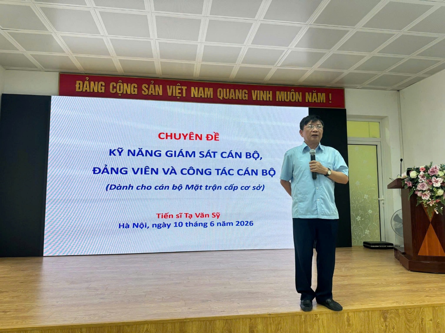 ỦY BAN MTTQ VIỆT NAM PHƯỜNG NGHĨA ĐÔ TỔ CHỨC LỚP TẬP HUẤN NGHIỆP VỤ CÔNG TÁC MẶT TRẬN NĂM 2026- Ảnh 2.