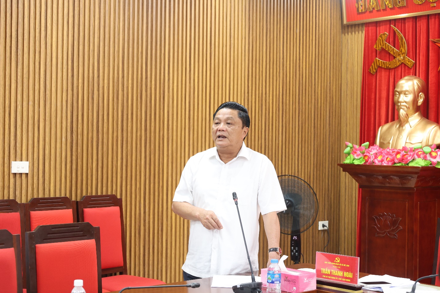 Thường trực Đảng ủy xã Mê Linh làm việc với các thôn trên địa bàn xã- Ảnh 5.