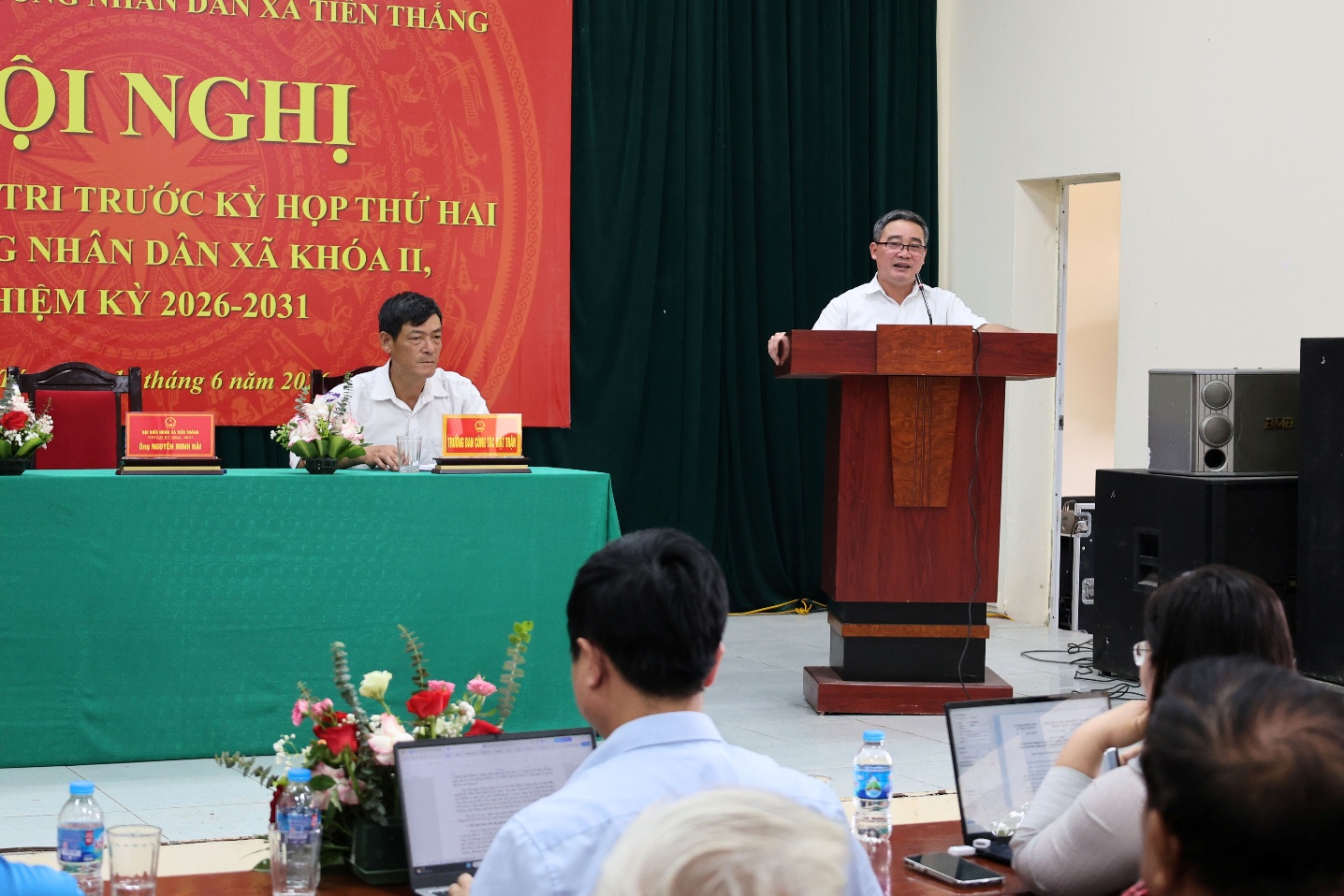 Ông Nguyễn Minh Hải - Phó Bí thư Đảng uỷ, Chủ tịch UBND xã tiếp xúc cử tri trước kỳ họp thứ hai HĐND xã khóa II, nhiệm kỳ 2026 – 2031- Ảnh 4.