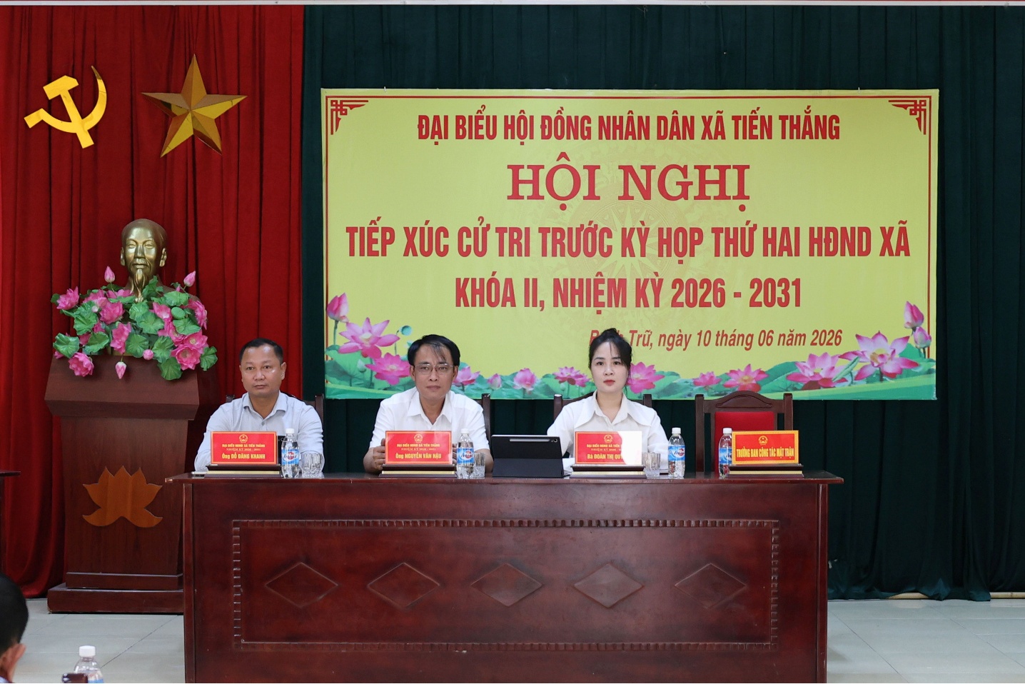 Ông Nguyễn Minh Hải - Phó Bí thư Đảng uỷ, Chủ tịch UBND xã tiếp xúc cử tri trước kỳ họp thứ hai HĐND xã khóa II, nhiệm kỳ 2026 – 2031- Ảnh 5.