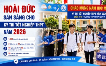 Hoài Đức sẵn sàng cho kỳ thi tốt nghiệp THPT năm 2026