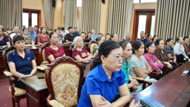 Hội Nông dân xã Hoài Đức tổ chức Hội nghị tuyên truyền tập trung tích tụ ruộng đất nông nghiệp để tổ chức sản xuất năm 2026.- Ảnh 7.