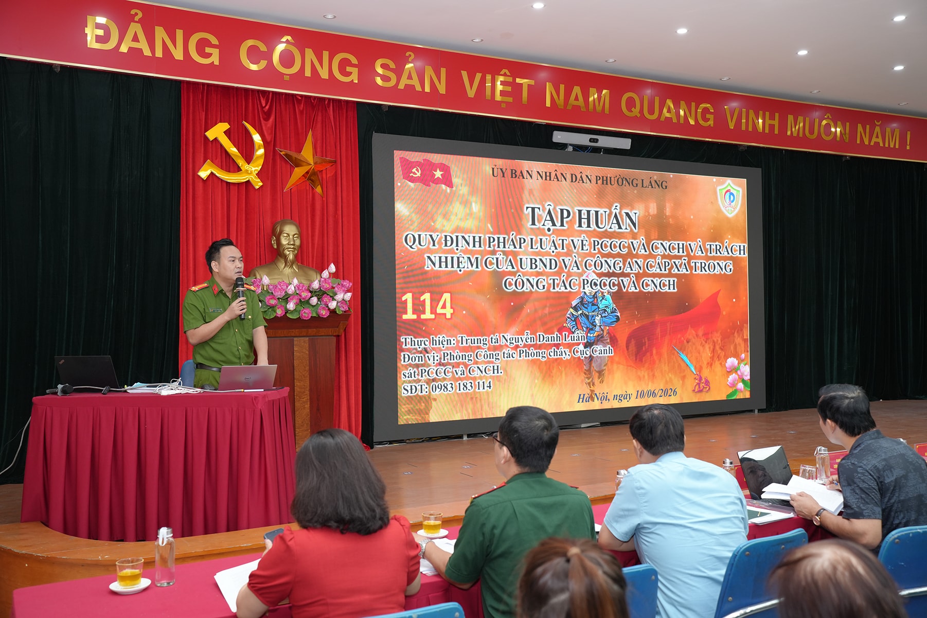 Phường Láng xây dựng bản đồ số hóa phòng cháy, chữa cháy- Ảnh 2.