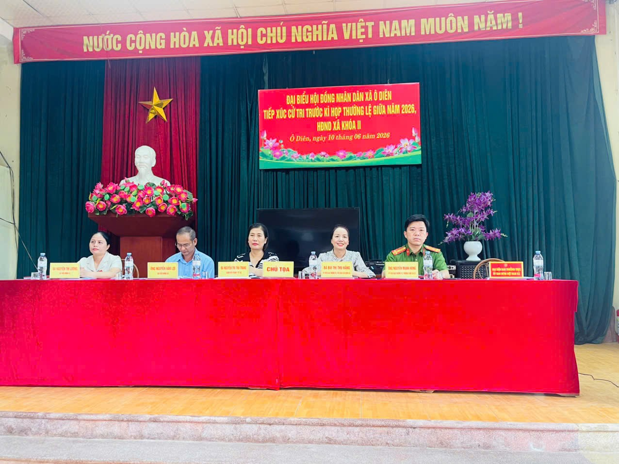 Tổ đại biểu số 7 HĐND xã Ô Diên tiếp xúc cử tri khu vựcTân Lập trước kỳ họp thường lệ giữa năm 2026- Ảnh 2.