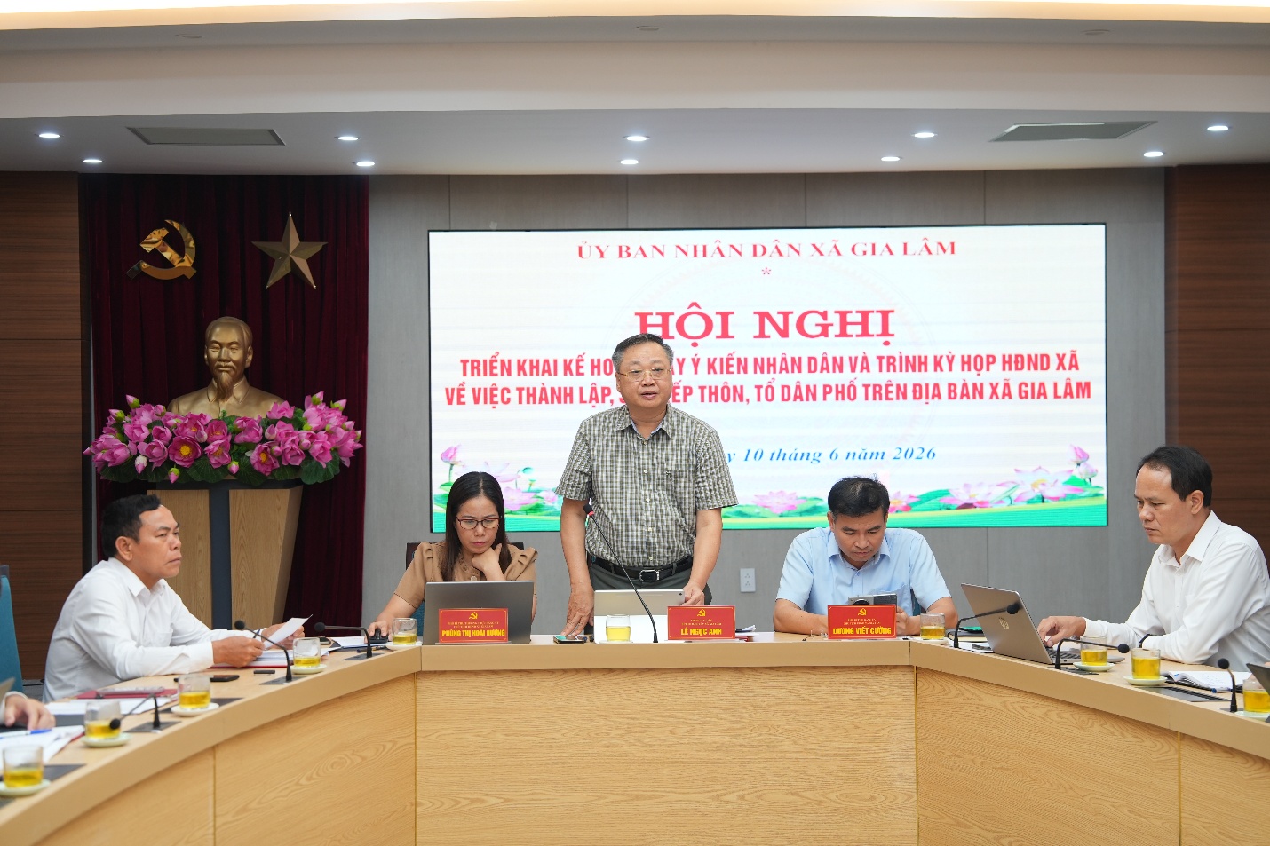 Xã Gia Lâm triển khai kế hoạch lấy ý kiến nhân dân về sắp xếp thôn, tổ dân phố- Ảnh 5.