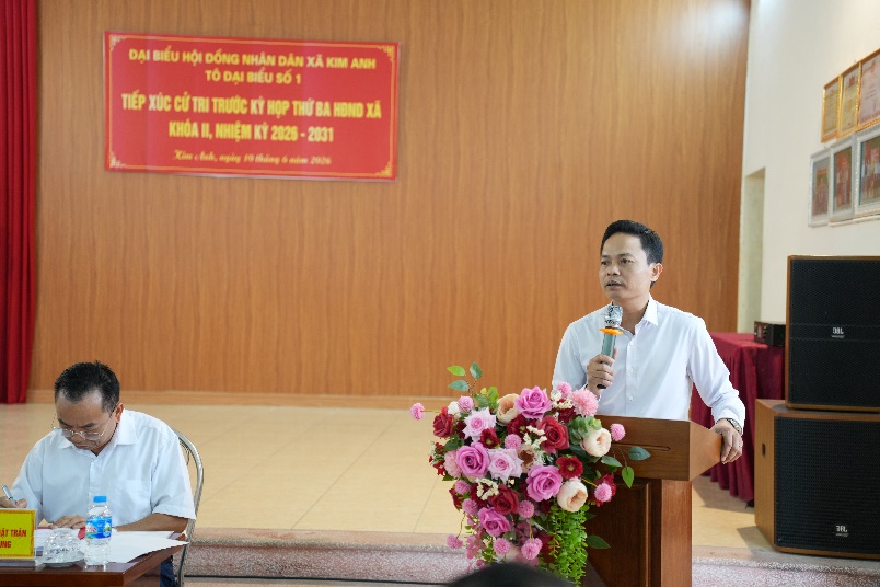 5 TỔ ĐẠI BIỂU HĐND XÃ KIM ANH TIẾP XÚC CỬ TRI TRƯỚC KỲ HỌP THỨ 3 HĐND XÃ KHÓA II, NHIỆM KỲ 2026 – 2031- Ảnh 6.