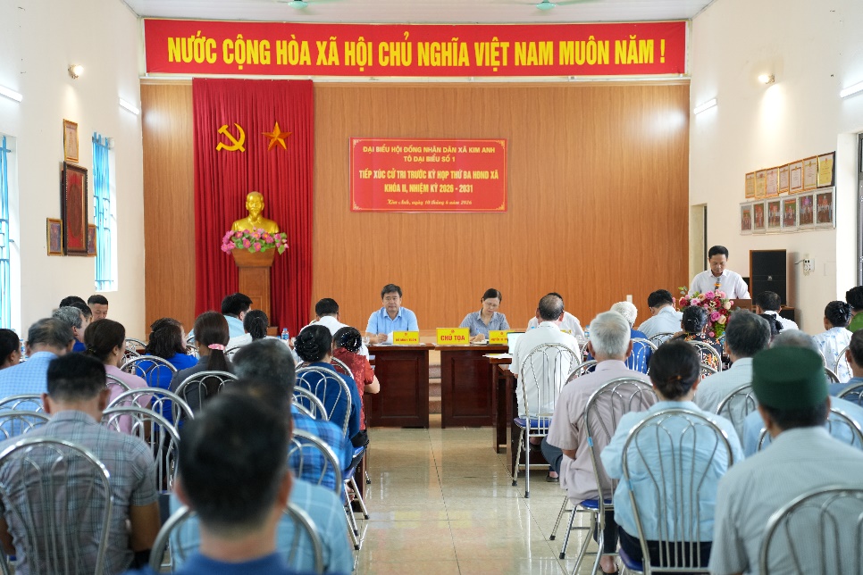 5 TỔ ĐẠI BIỂU HĐND XÃ KIM ANH TIẾP XÚC CỬ TRI TRƯỚC KỲ HỌP THỨ 3 HĐND XÃ KHÓA II, NHIỆM KỲ 2026 – 2031- Ảnh 10.