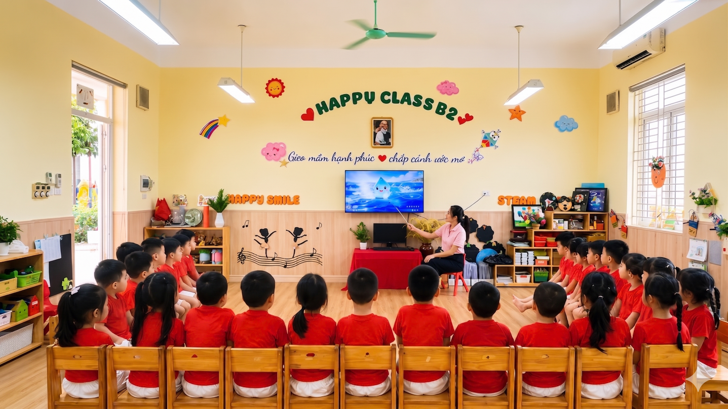 Trường Mầm non A Tứ Hiệp tổ chức các hoạt động hè bổ ích, an toàn cho trẻ- Ảnh 1.