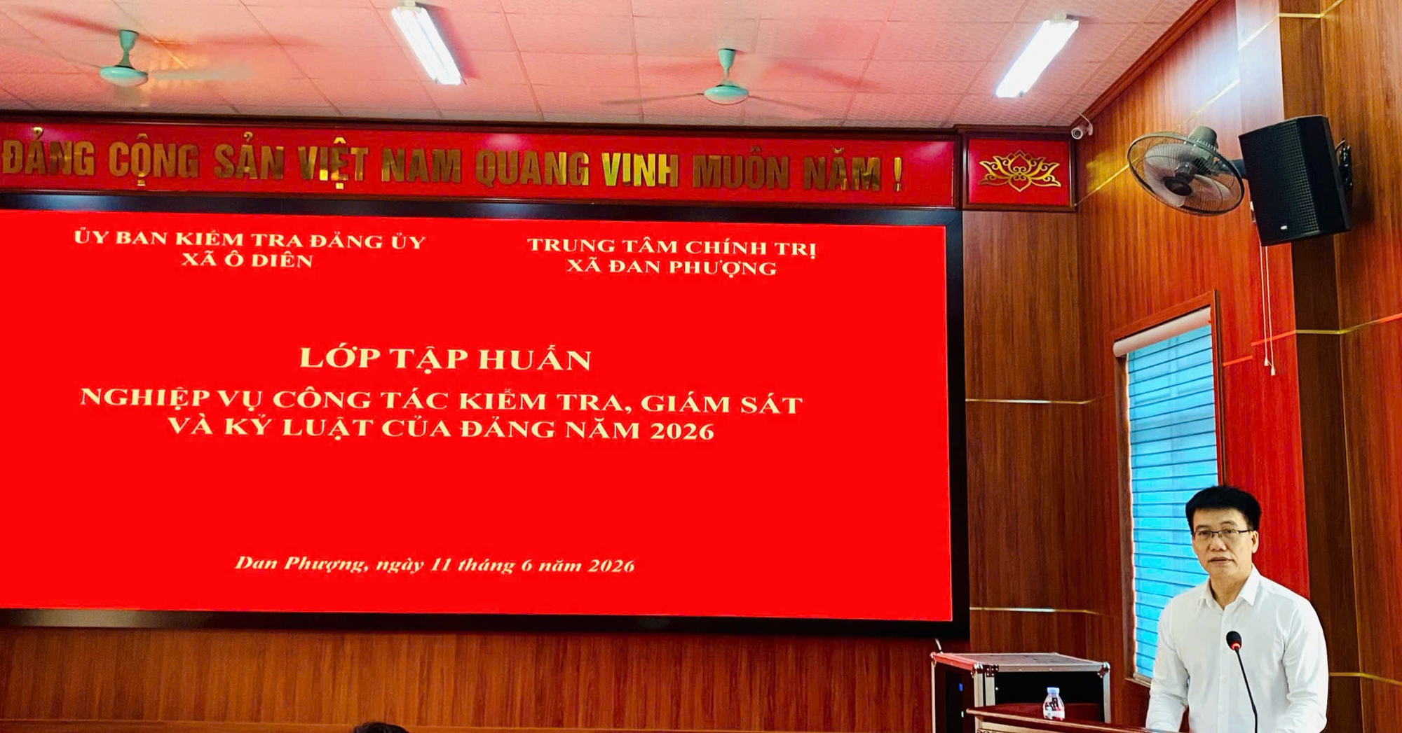Ô Diên tổ chức tập huấn nghiệp vụ công tác kiểm tra, giám sát và kỷ luật Đảng năm 2026- Ảnh 1.