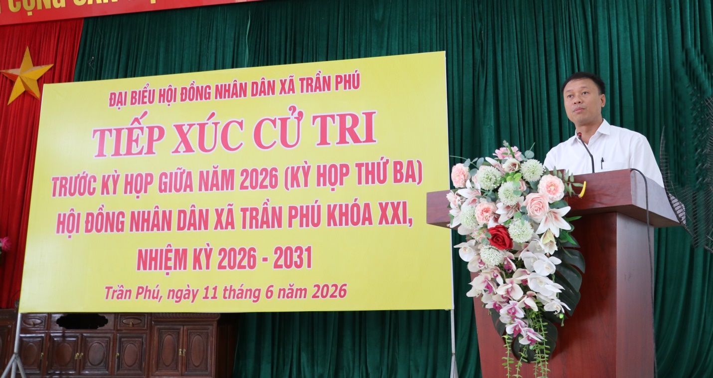 Đơn vị bầu cử số 1: đại biểu HĐND xã Trần Phú tiếp xúc cử tri trước kỳ họp thường lệ giữa năm 2026- Ảnh 6.