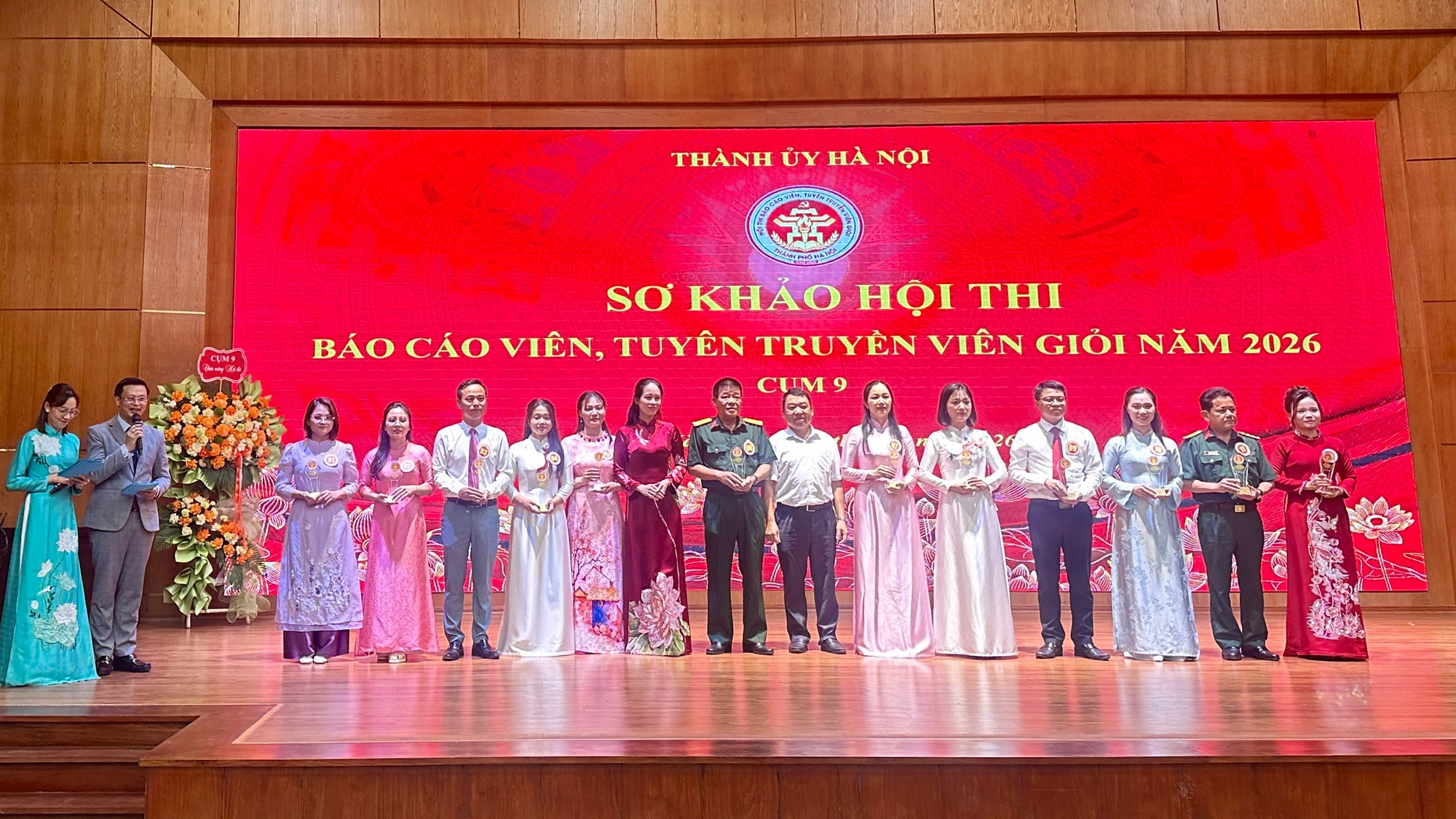 Xã Hồng Sơn đạt Giải Khuyến khích vòng sơ khảo Hội thi báo cáo viên, tuyên truyền viên giỏi năm 2026 cụm số 9 TP Hà Nội- Ảnh 1.