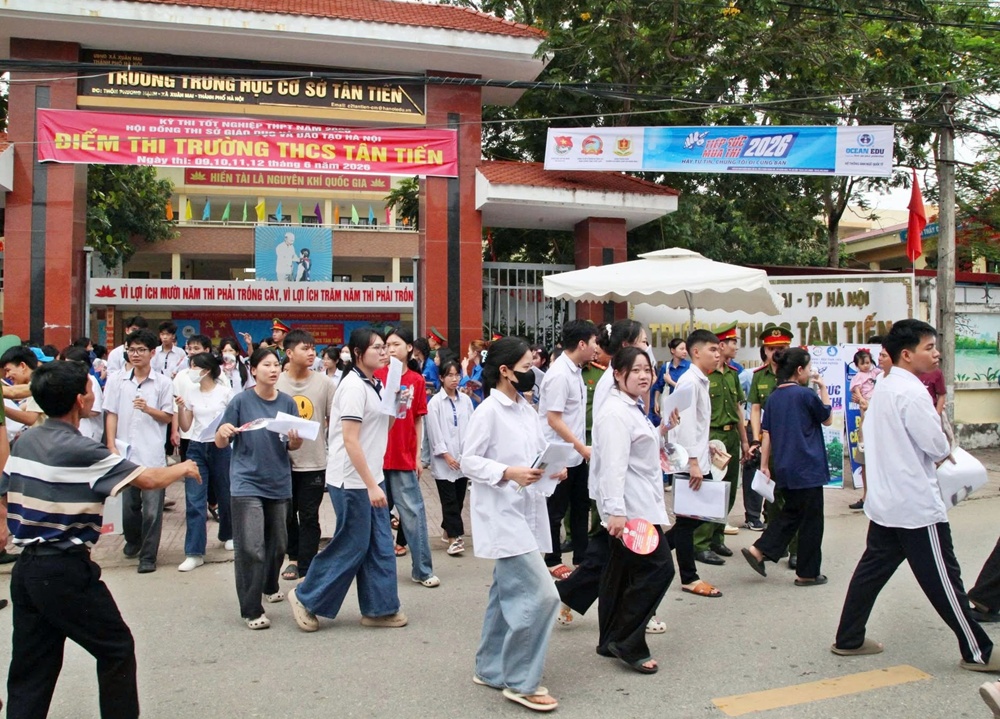 Phản ánh ngày thi tốt nghiệp THPT năm 2026 trên địa bàn xã Xuân Mai- Ảnh 5.