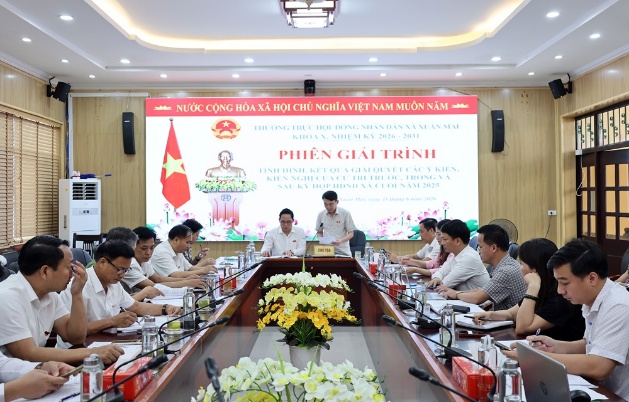 Xuân Mai: Tổ chức phiên giải trình kết quả giải quyết các ý kiến kiến nghị của cử tri trước, trong và sau kỳ họp Hội đồng nhân dân xã cuối năm 2025- Ảnh 3.
