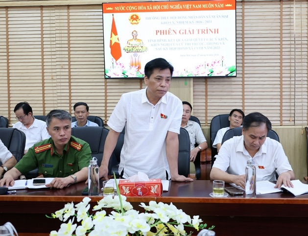 Xuân Mai: Tổ chức phiên giải trình kết quả giải quyết các ý kiến kiến nghị của cử tri trước, trong và sau kỳ họp Hội đồng nhân dân xã cuối năm 2025- Ảnh 6.