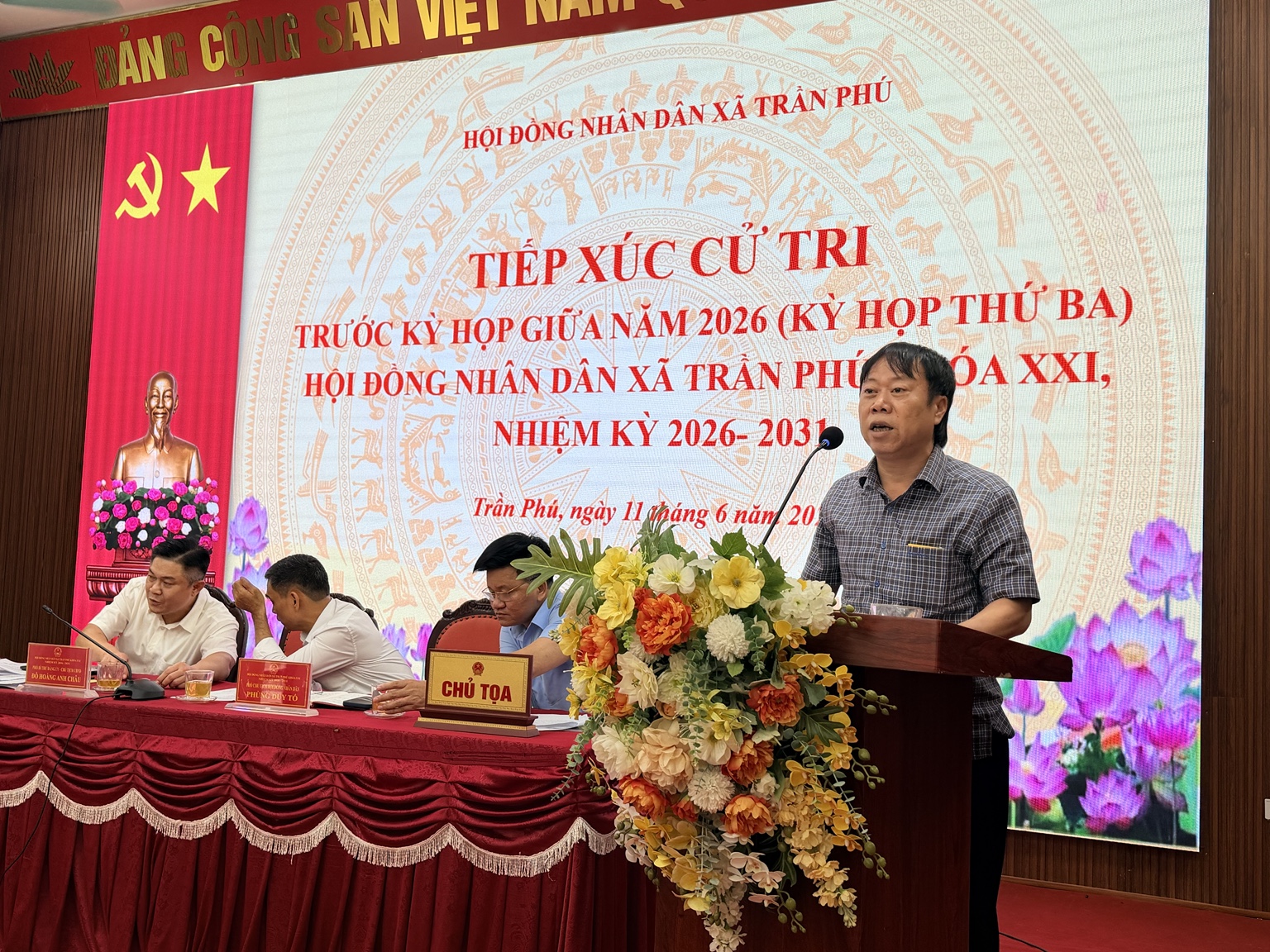 Đơn vị bầu cử số 3 đại biểu HĐND xã: tiếp xúc cử tri trước kỳ họp giữa năm 2026- Ảnh 3.