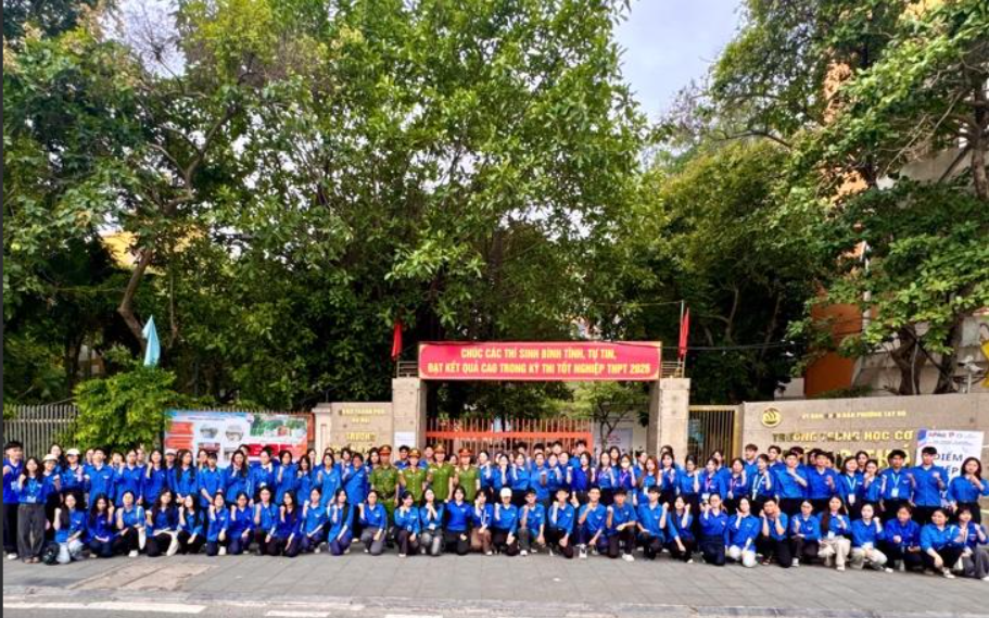 Công an các xã, phường bảo đảm an ninh, trật tự phục vụ Kỳ thi tốt nghiệp THPT năm 2026