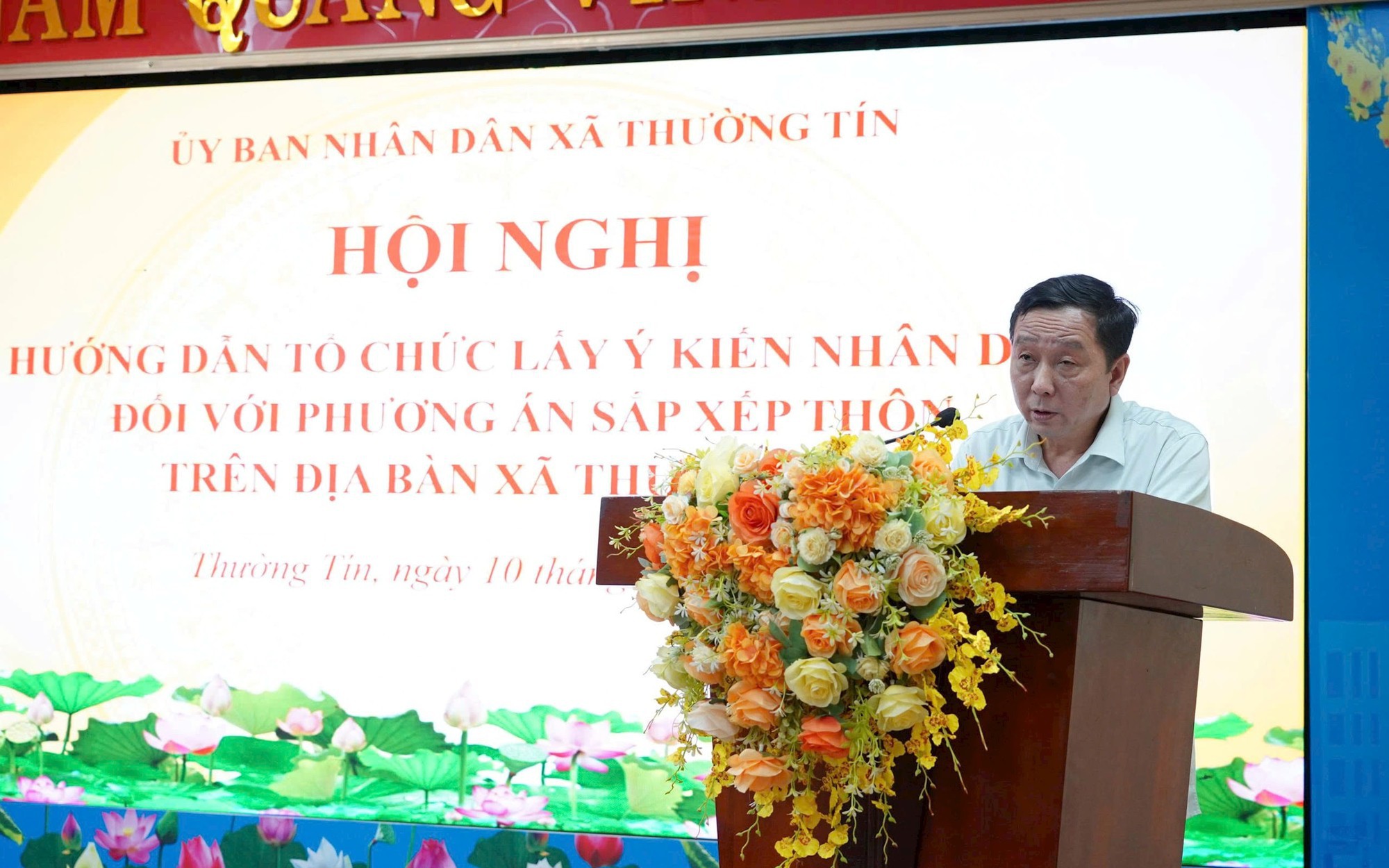 Xã Thường Tín lấy ý kiến nhân dân về việc sắp xếp thôn