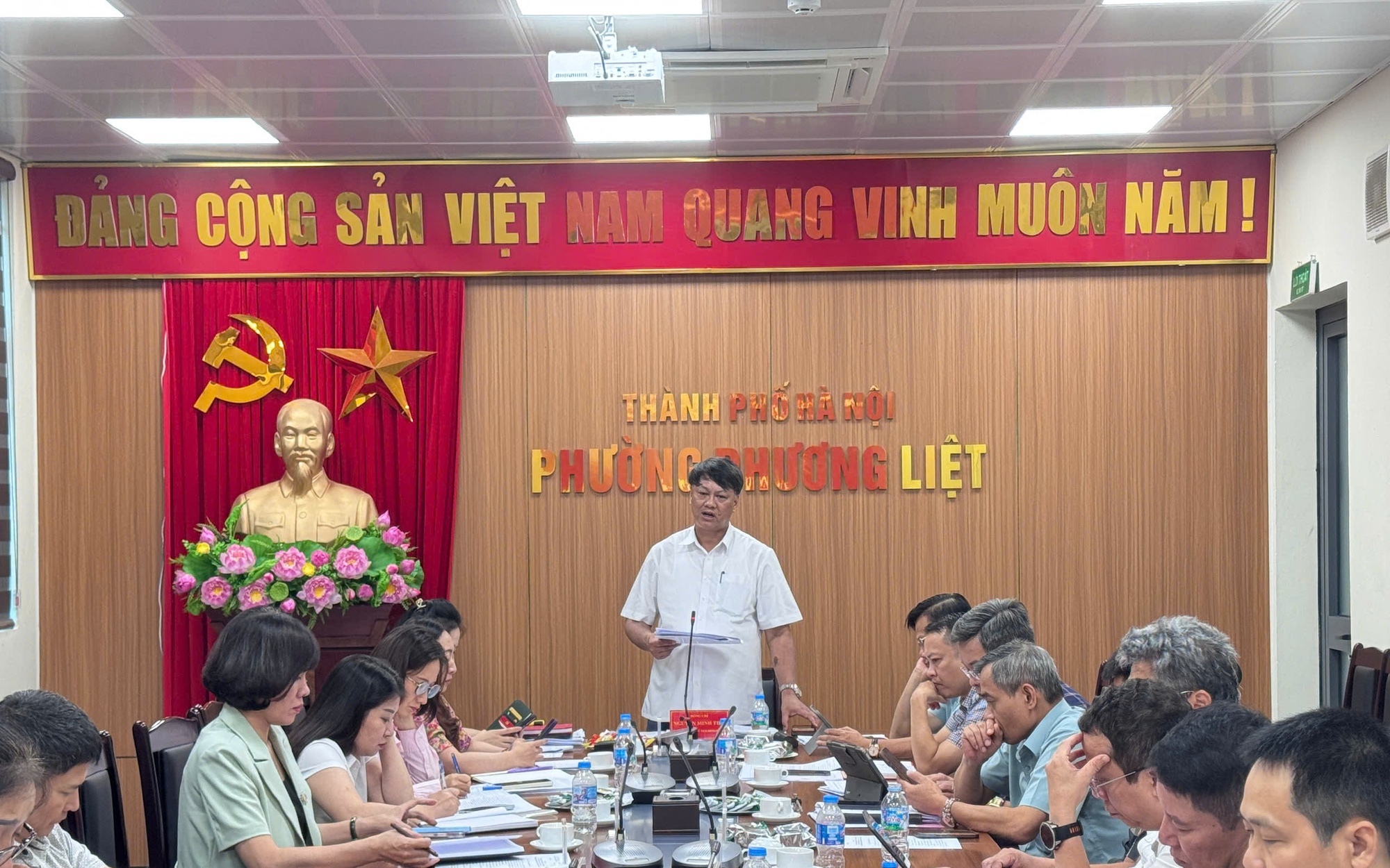 Ban Chấp hành Đảng bộ phường Phương Liệt tổ chức Hội nghị lần thứ Tư
