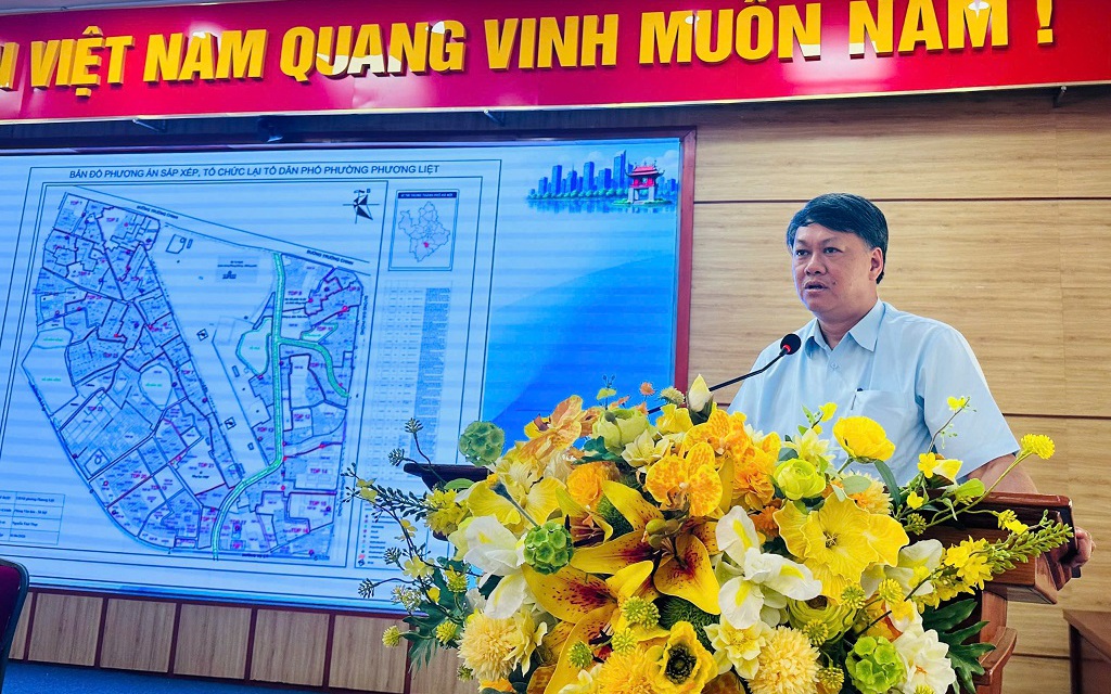 PHƯỜNG PHƯƠNG LIỆT: TỔ CHỨC HỘI NGHỊ TRIỂN KHAI PHƯƠNG ÁN SẮP XẾP TỔ DÂN PHỐ TRÊN ĐỊA BÀN