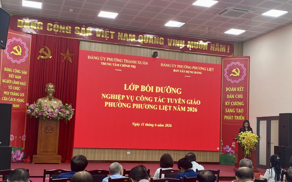 Phường Phương Liệt bồi dưỡng kỹ năng nắm bắt, định hướng dư luận xã hội trên không gian mạng