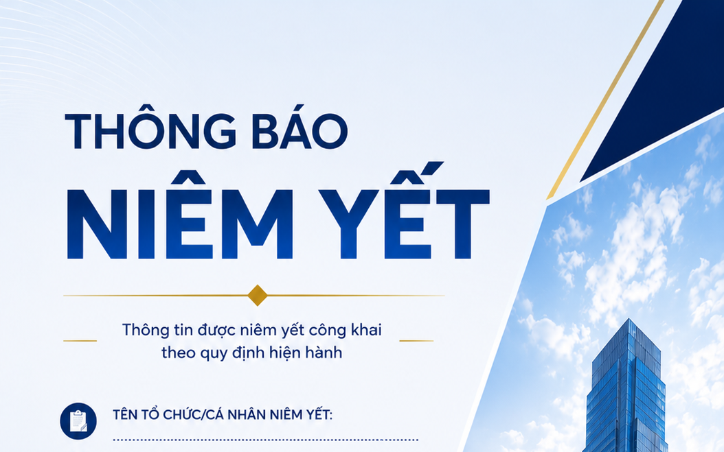 Niêm yết thông báo giải quyết hồ sơ đề nghị cấp lại Giấy chứng nhận quyền sử dụng đất