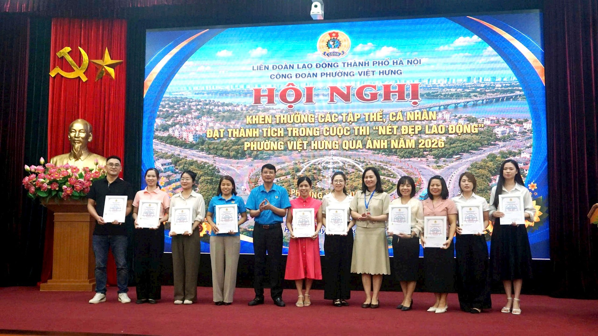 Công đoàn phường Việt Hưng tổ chức Hội nghị sơ kết công tác Công đoàn 06 tháng đầu năm - Tổng kết công tác Tháng Công nhân năm 2026 - Tập huấn công tác tài chính năm 2026- Ảnh 7.