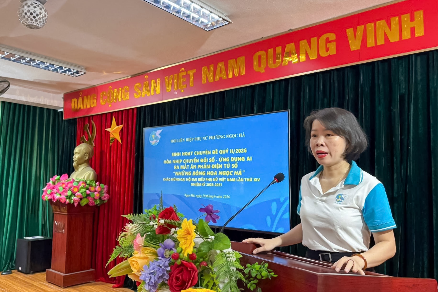 Hội LHPN phường Ngọc Hà ra mắt ấn phẩm điện tử số- Ảnh 1.