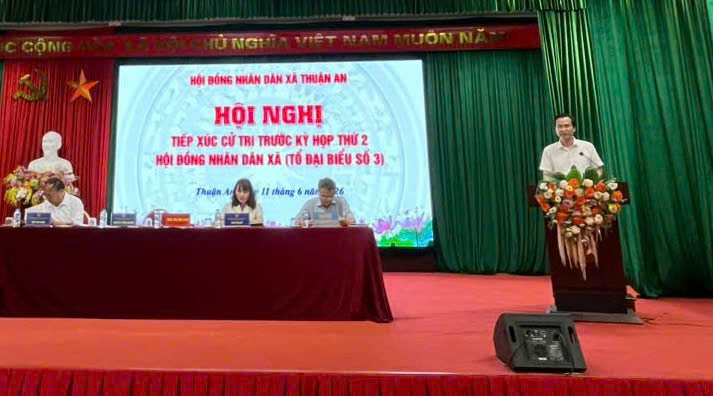 5/8 Tổ đại biểu HĐND xã Thuận An tiếp xúc cử tri trước kỳ họp thứ 2- Ảnh 8.