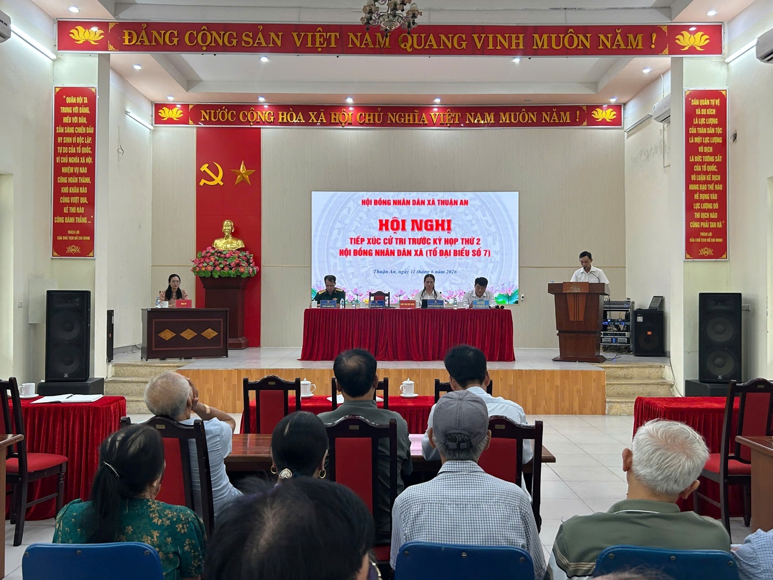 5/8 Tổ đại biểu HĐND xã Thuận An tiếp xúc cử tri trước kỳ họp thứ 2- Ảnh 13.