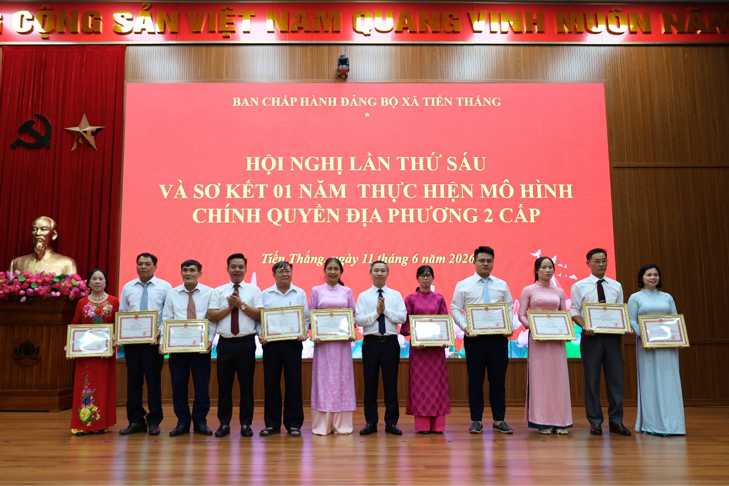 Xã Tiến Thắng: Gần dân, sát dân giải quyết kịp thời những vướng mắc ngay từ cơ sở- Ảnh 9.