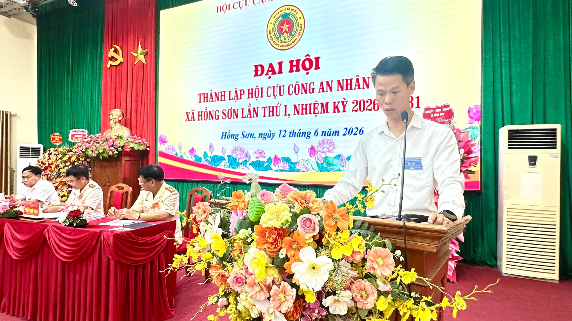 Xã Hồng Sơn tổ chức Đại hội thành lập Hội Cựu Công an nhân dân xã Hồng Sơn lần thứ I, nhiệm kỳ 2026 – 2031- Ảnh 3.