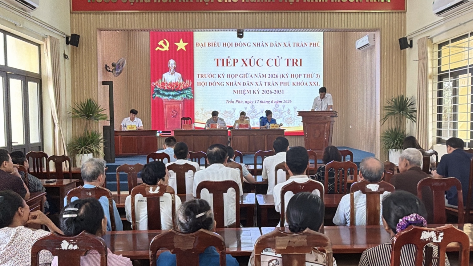 ĐƠN VỊ BẦU CỬ SỐ 5: TIẾP THU 9 LƯỢT Ý KIẾNCỦA CỬ TRI THÔN MỸ LƯƠNG- Ảnh 1.